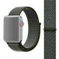 Miniatyrbild 1 av 4: För Apple Watch 38mm Nylon Loop med kardborreknäppning Olivgrön Oliv