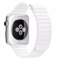 Miniatyrbild 4 av 9: För Apple Watch 38mm Loop magnetlåsspänne PU läder armband Brun