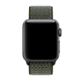 Miniatyrbild 2 av 4: För Apple Watch 38mm Nylon Loop med kardborreknäppning Olivgrön Oliv