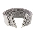 Miniatyrbild 5 av 10: Milanese Loop Magnetic Rostfritt  apple watch armband 42 mm Silv Silver