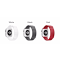 Miniatyrbild 1 av 9: För Apple Watch 38mm Loop magnetlåsspänne PU läder armband Brun