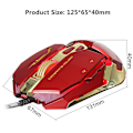 Miniatyrbild 11 av 11: ZERODATE  X800 USB 8 programmerbara knappar 3200 DPI  Svart