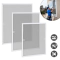 Miniatyrbild 1 av 6: XMTECH 80x100cm Myggnät för Fönster - Myggnät för Windows Ram Myggnät Grid Kit - Vit, 2 delar