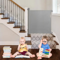 Miniatyrbild 4 av 4: XMTECH Baby Safety Gate - Infällbar hundport (Bred: 0 - 150 CM) - Grå - För barn och husdjur