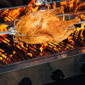 Miniatyrbild 3 av 4: XMTECH Set med 2 grillgafflar, köttspett i rostfritt stål, grillgafflar i rostfritt stål, silver pengar