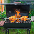 Miniatyrbild 3 av 4: XMTECH Electric Rotisserie Rotisserie - 107cm - 2 köttspett - 10kg - 304 rostfritt stål