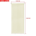 Miniatyrbild 2 av 4: XMTECH utomhusgardin, vertikal persienn för balkong, solskydd, 100 x 240 cm, beige Äggskal