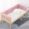 Miniatyrbild 4 av 4: XMTECH Babysängstång Höjdjusterbar Softpack Småbarnssäng Skydd Fallskydd Cherry Pink 120cm Körsbärsrosa
