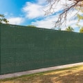 Miniatyrbild 3 av 4: XMTECH Skuggnät HDPE 1,8x10m Skuggstängsel Vindskydd med buntband, mörkgrön