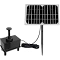 Miniatyrbild 1 av 4: Fontän Solär - UISEBRT - Rektangulär - 12V/5W - Trädgårdspump - Vattennivåskydd Svart