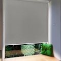 Miniatyrbild 1 av 4: UISEBRT Vertikal rullgardin utomhus, solskyddande rullgardin utomhus UV-skydd (180*140 cm, grå)