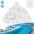 Miniatyrbild 1 av 4: Filtreringssand med filtreringskulor - UISEBRT - 1400g - Vit - 100% polyeten Vit