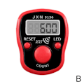 Miniatyrbild 9 av 11: 1x Digital Tasbih LED-display Pip-ljud Handräknare Dörr Finger Sembahyang Doorgift Digital Z9H0 red onesize