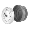 Miniatyrbild 10 av 11: Dusch Badrum Bad Kök Silikon Väggklocka m/ Sugkopp grey One-size