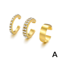 Miniatyrbild 4 av 11: 3st/set Dam Legering Örhänge Öronmudd Brosk Icke U4U7 W2I5 V3N1 ∫σ R6C4 Golden A