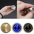 Miniatyrbild 3 av 11: Fickur Mini Luminous Kvarts Analog Klocka Stick-On Klocka Fo black null