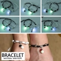 Miniatyrbild 2 av 11: 2st självlysande armband för par mode bästa vänner Justerbar Moon One size