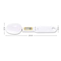 Miniatyrbild 6 av 11: Elektronisk köksmåttsked Matvåg Digital LCD Demonterbar Design Digital G7e7 white One-size