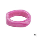Miniatyrbild 1 av 11: Fashion Resin Shaped Bracelet Colorful Irregular Bracelet For Me rose red square