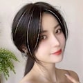 Miniatyrbild 6 av 11: Eight Bangs Damperuk 3D Huvud Tunn Sektion Medium Simulerad Lugg Peruk Delad A0H8 Dark brown one size