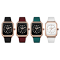 Miniatyrbild 6 av 11: Damklocka Ny 2024 Original Quartz Silikon 9961 Vit Svart Mode Fritid O0r3 Red One size