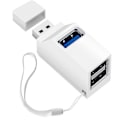 Miniatyrbild 1 av 11: USB3.0 Type-C Multi-interface HUB Hub Splitter Ny W2N6 White 1set