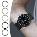 Miniatyrbild 3 av 11: för Xiaomi Watch S3 Bezel Skyddsfodral Anti-kollisionsskydd Nytt black red for Xiaomi watch S3