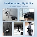 Miniatyrbild 6 av 11: YUYQAQ för insta360 Go 3 Go3s Tillbehör Ram + 1/4 Tripod Adapter Fäste Lång 360 Skruv För Insta Go3 Z7p7 Hölje