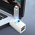 Miniatyrbild 6 av 11: USB3.0 Type-C Multi-interface HUB Hub Splitter Ny W2N6 White 1set