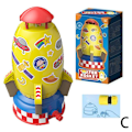 Miniatyrbild 1 av 11: Raketsprinkler Flygande Raketsprinkler Rymdsprinkler Uppskjutning Yellow Waterless fittings