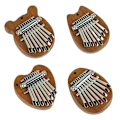 Miniatyrbild 5 av 11: 8 Tangenter Utsökt Finger Tumme Piano Gåva Mini Tumme Piano Perfekt för Nybörjare W3K9 Teardrop One size