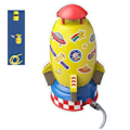 Miniatyrbild 11 av 11: Raketsprinkler Flygande Raketsprinkler Rymdsprinkler Uppskjutning Yellow Waterless fittings