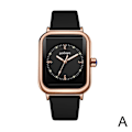 Miniatyrbild 5 av 11: Damklocka Ny 2024 Original Quartz Silikon 9961 Vit Svart Mode Fritid O0r3 Red One size