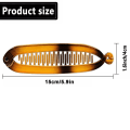 Miniatyrbild 11 av 11: Banan hårklämma Korn Twist Kam Clamp Grip Slide Fisk Banan black One-size
