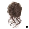 Miniatyrbild 1 av 11: Hårförlängning Bull Clip Real Messy Bull Hårbit Scrunchie Uppd light brown one size