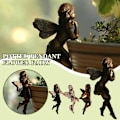 Miniatyrbild 3 av 11: RJSQAQE Miniatyrälvor Figurin, Blomkruka och Vas Kramare, Blomsterälva Krukväxt Hänge, Hängande Kopp Resin Blomkrukor Hängande Älvprydnad BrassA A 4pcs