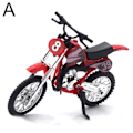 Miniatyrbild 9 av 11: 1:18 Skala Motorcyklar Modell Motocross Enduro Dirt Bike Leksakscykel Green One size
