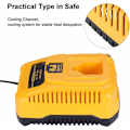 Miniatyrbild 3 av 5: DC9310 DW9116 Laddare för Dewalt 7.2v-20v Laddare Ni-Cd & Ni-Mh Batterier Dc9096/Dc9098/Dc9099/Dw9099/De9095/Dc9091 (Typ 1)