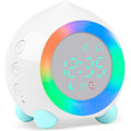 Miniatyrbild 1 av 4: Barnväckarklocka Ljus Upp Digital LED Lampa Väckarklocka Nattlampa Flicka Pojke Dag Natt Barn Justerbar Volym Snooze USB Laddning Väckarklocka