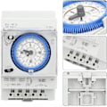 Miniatyrbild 4 av 5: – Analog timer med synkronmotor och dagsprogram, timer, 36VAC/DC