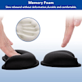 Miniatyrbild 2 av 4: Gummi handled musmatta tillverkare kontor gaming memory foam långsam rebound svamp handledsdyna