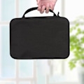 Miniatyrbild 5 av 5: Hopeup förvaringsväska Multifunktionell Bärbar Organizer Watch case för resor Grå Single Tier