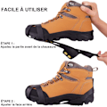 Miniatyrbild 2 av 5: Universal Anti-Slip Insoles Non-Slip Protection On Smooth Wet And Icy Surfaces Non-Slip Soles For Easy Attachment To Shoes