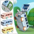 Miniatyrbild 3 av 5: Barnbil Halmvattenkopp Foto drickskopp Läcksäker Snygg design null ingen