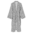 Miniatyrbild 1 av 4: Männs Yukata Mörk Vågig Kimono Robar Khan Robe Dämpade Kläder Pyjamas Storlek L