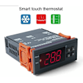 Miniatyrbild 4 av 5: Termoelement Temperaturregulator Digital Temperaturregulator med Sensor för Kyl Frys Temperaturstyrda System -40120°C 220V AC
