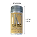 Miniatyrbild 3 av 5: Ikt Hair Wax Stick Trasig Efterbehandling Styling Artefact Mud Edge Stick K75 Vit ingen