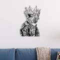 Miniatyrbild 5 av 5: Abstrakt metallväggkonst Livets träd Metallväggkonst Väggdekor Järnväggkonst Väggskylt