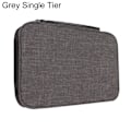 Miniatyrbild 1 av 5: Hopeup förvaringsväska Multifunktionell Bärbar Organizer Watch case för resor Grå Single Tier