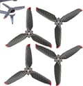 Par kolfiberpropellerblad för DJI FPV - Höghastighetspropellrar för drönare - Tysta propellrar - 4-bladig propeller - Drönarpropeller